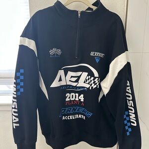 Aelfric Eden Black and White Graphic Sweatshirt